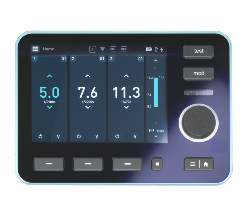 Satos Display ohne Warndreieck